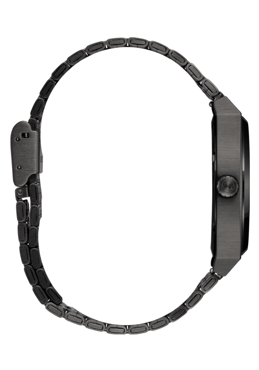 NIXON Time Teller Black Dial and Black Steel Bracelet 37mm Unisex Watch | A14195275 - 00 | TIME Watches