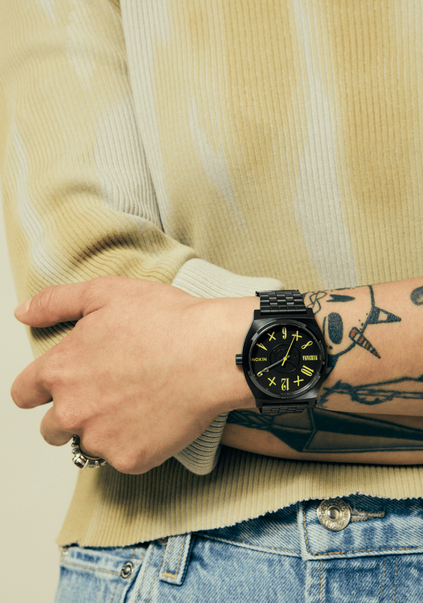 NIXON Time Teller Black Dial and Black Steel Bracelet 37mm Unisex Watch | A14195275 - 00 | TIME Watches