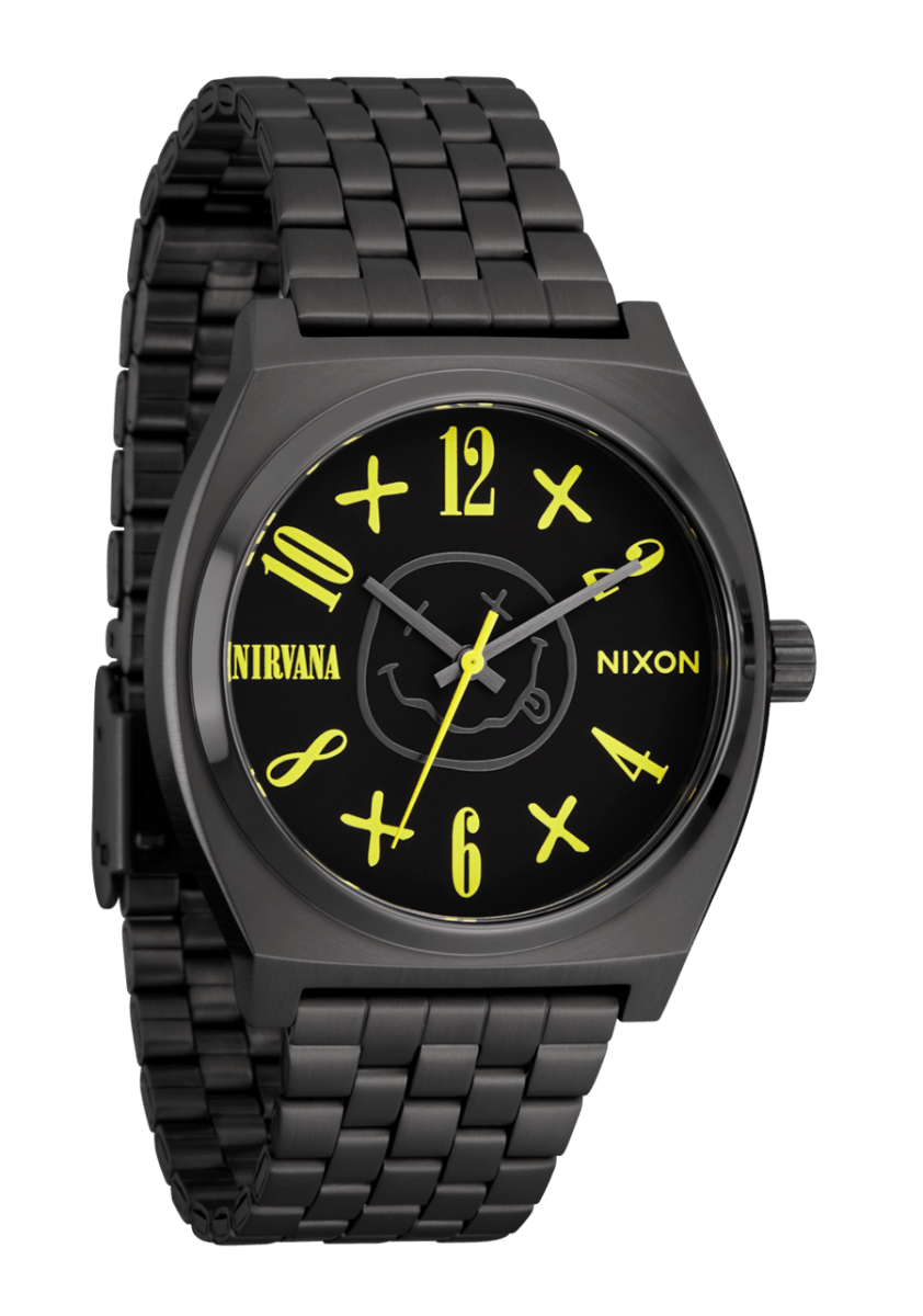NIXON Time Teller Black Dial and Black Steel Bracelet 37mm Unisex Watch | A14195275 - 00 | TIME Watches