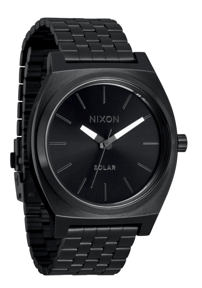NIXON Time Teller Black Dial and Black Steel Bracelet 40mm Unisex Watch | A1369756 - 00 | TIME Watches