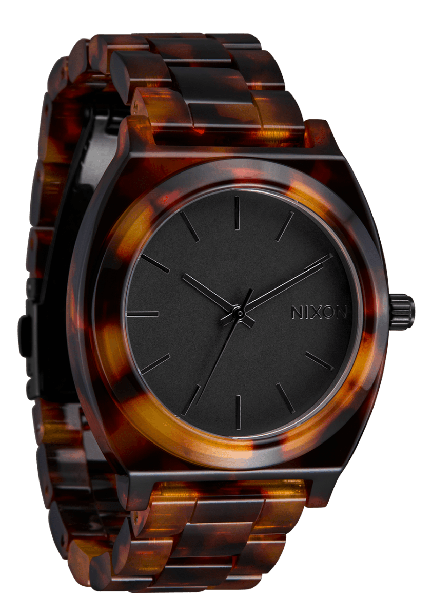 NIXON Time Teller Black Dial and Black Steel Bracelet 40mm Women's Watch | A327646 - 00 | TIME Watches