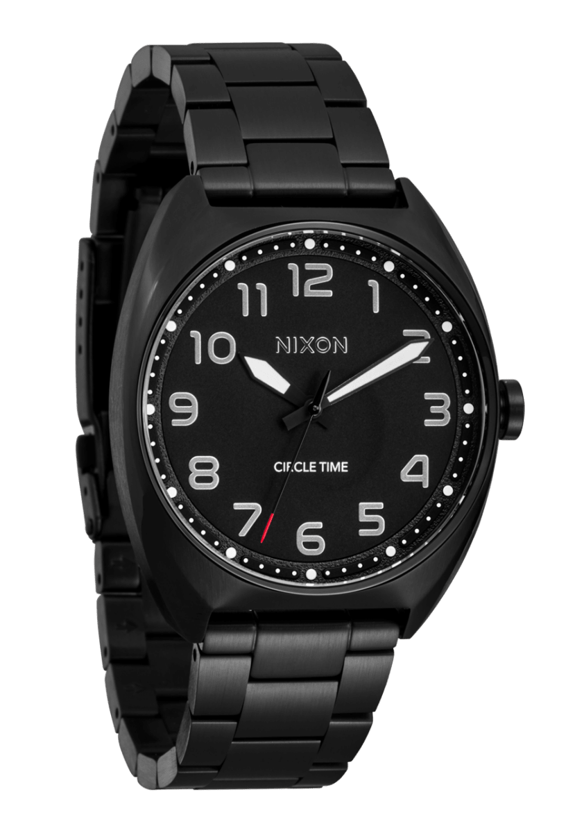NIXON Time Teller Black Dial and Black Steel Bracelet Unisex Watch | A1401004 - 00 | TIME Watches