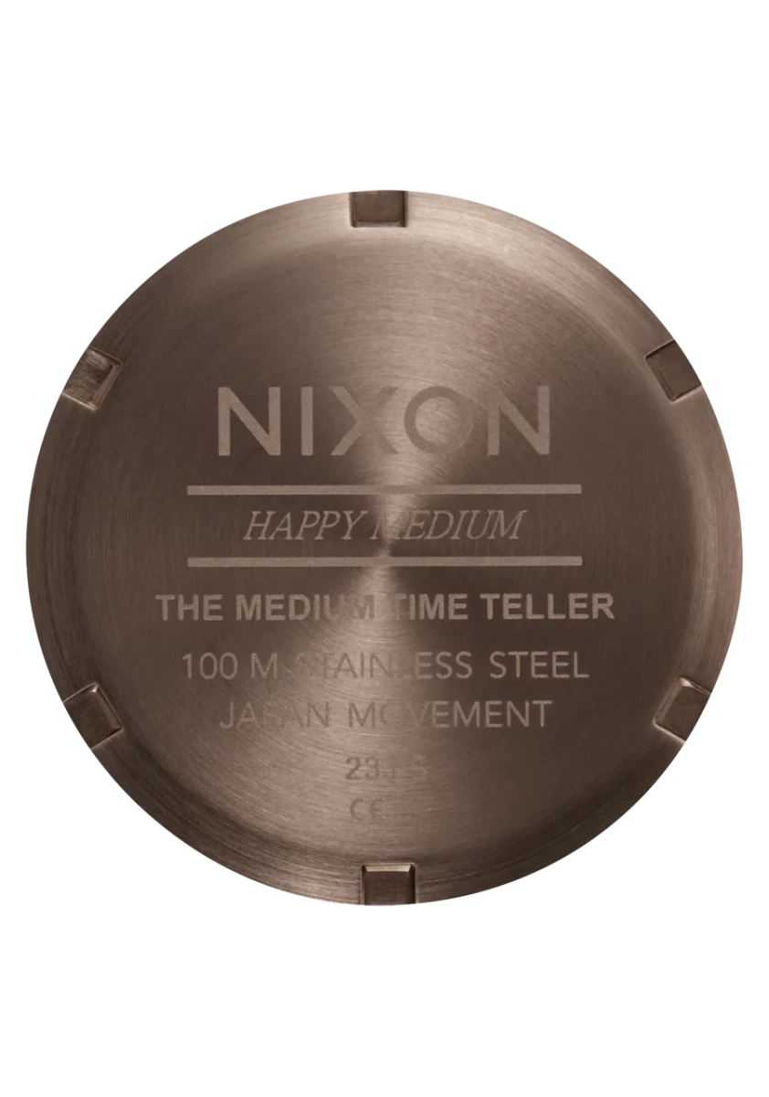 NIXON Time Teller Black Dial and Copper Steel Bracelet 34mm Unisex Watch | A11305244 - 00 | TIME Watches