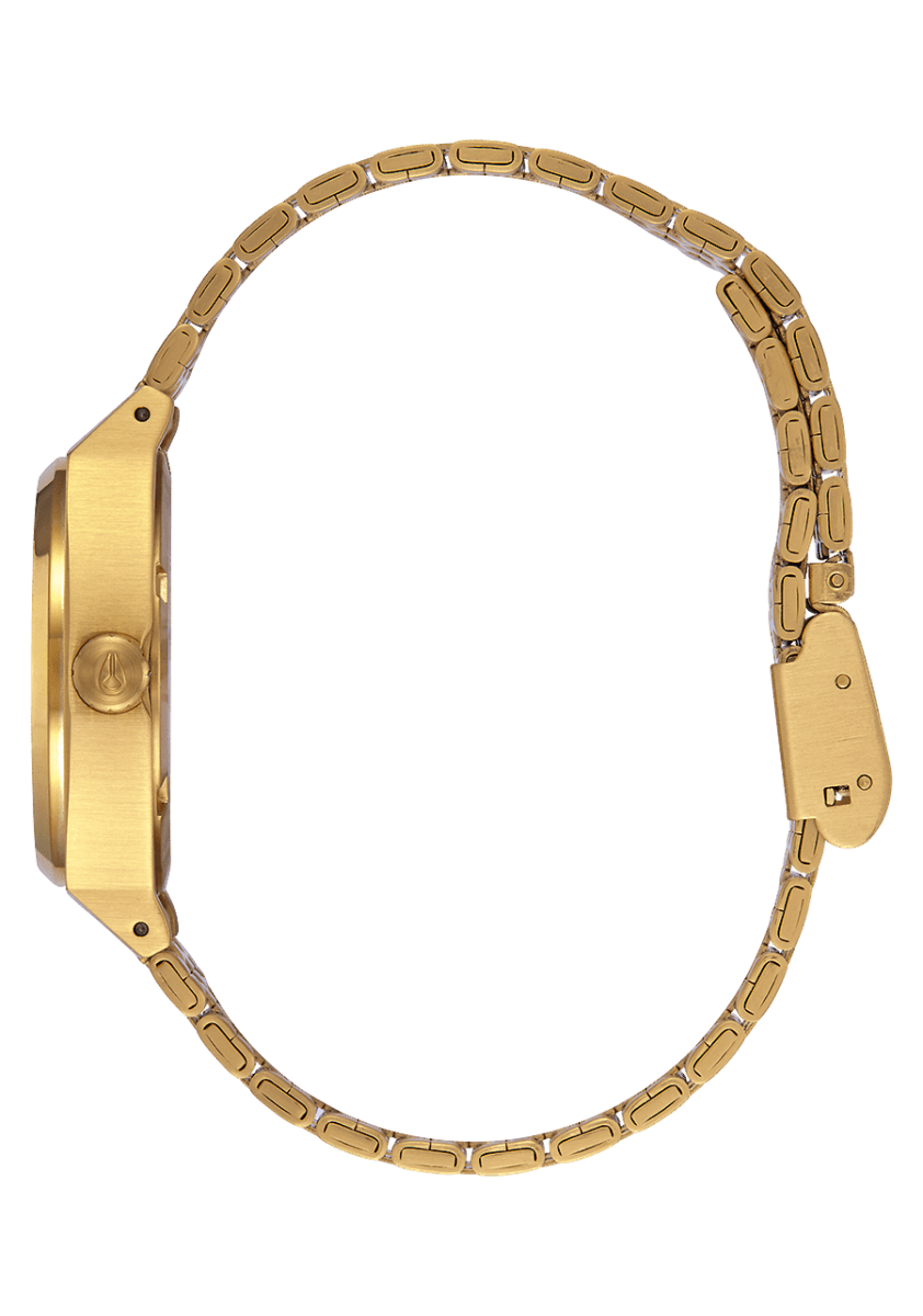 NIXON Time Teller Gold Dial and Gold Stainless Steel 37mm Unisex Watch | A1130502 - 00 | TIME Watches