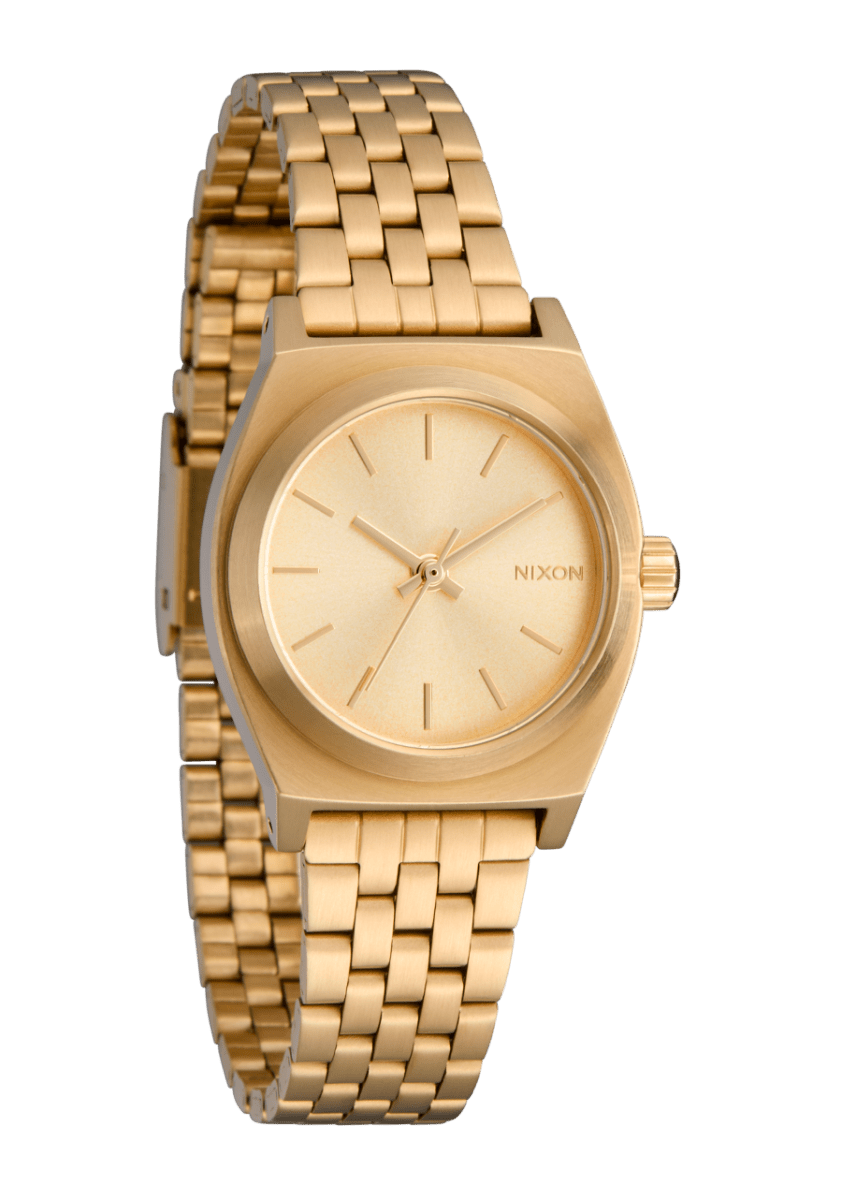 NIXON Time Teller Gold Dial and Gold Steel Bracelet 36mm Women's Watch | A399502 - 00 | TIME Watches