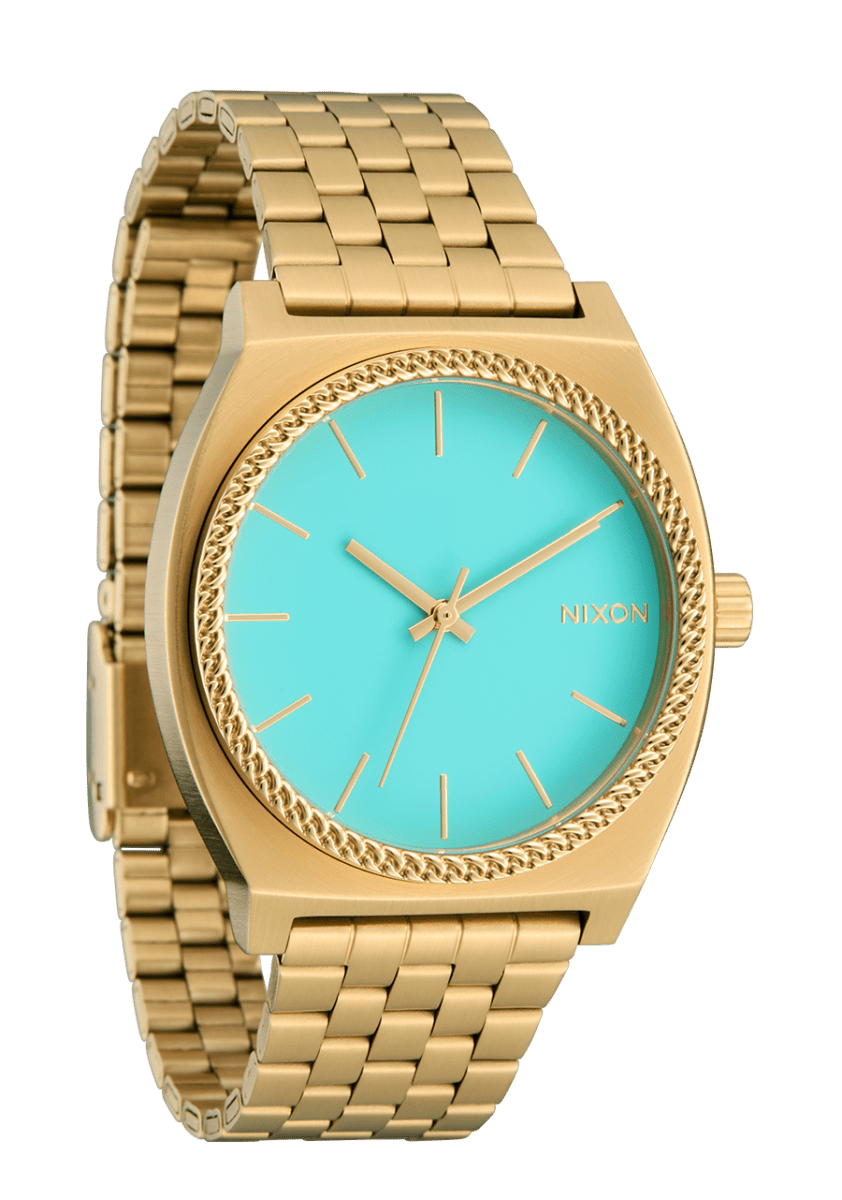 NIXON Time Teller Gold Dial and Gold Steel Bracelet 37mm Men's Watch | A0455345 - 00 | TIME Watches