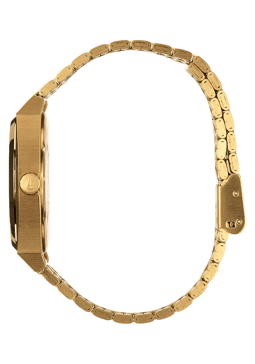 NIXON Time Teller Gold Dial and Gold Steel Bracelet 38mm Unisex Watch | A045511 - 00 | TIME Watches