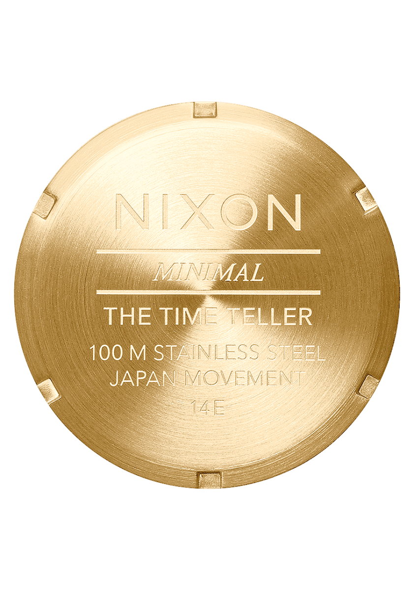 NIXON Time Teller Gold Dial and Gold Steel Bracelet 38mm Unisex Watch | A045511 - 00 | TIME Watches