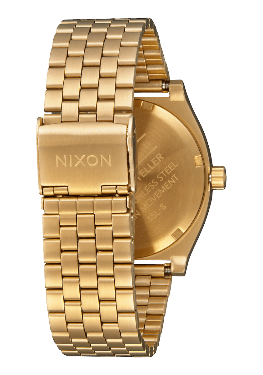NIXON Time Teller Gold Dial and Gold Steel Bracelet 38mm Unisex Watch | A045511 - 00 | TIME Watches