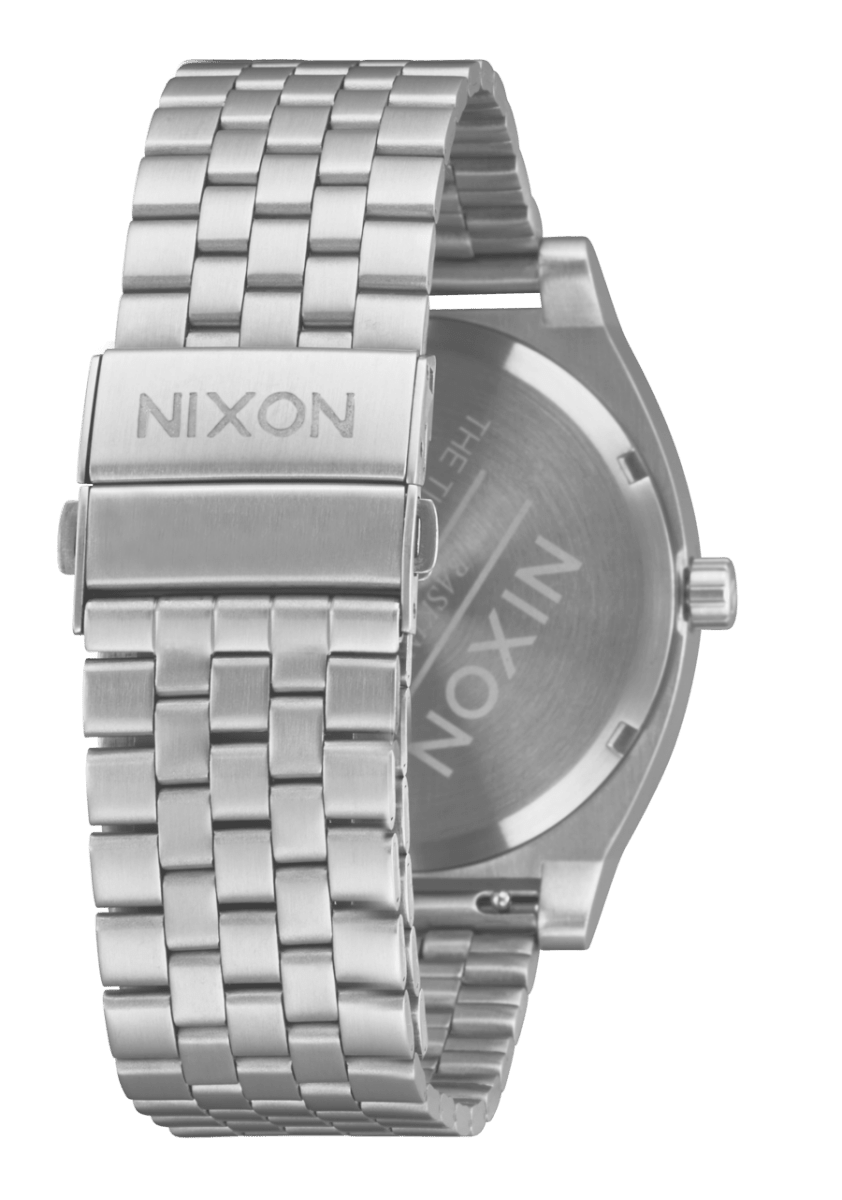 NIXON Time Teller Silver Dial and Blue Steel Bracelet 40mm Unisex Watch | A13695201 - 00 | TIME Watches