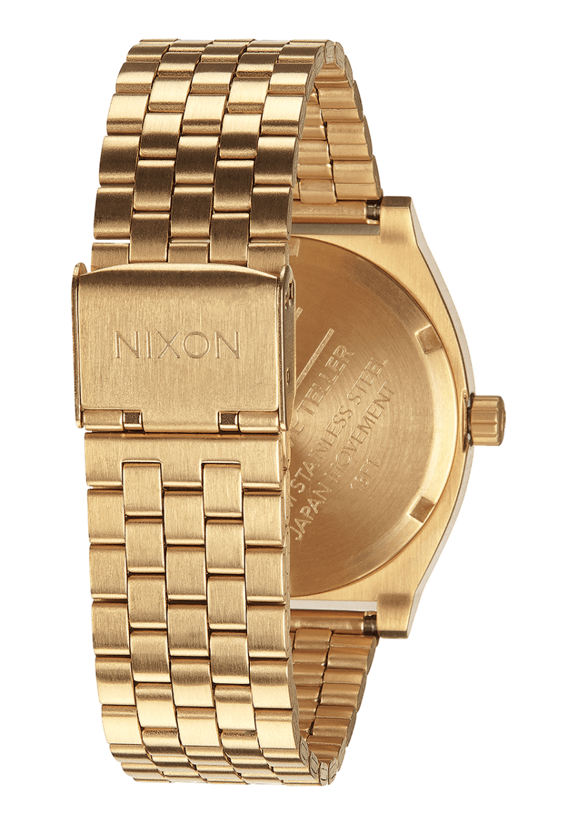 NIXON Time Teller Silver Dial and Silver Leather 34mm Unisex Watch | A0452042 - 00 | TIME Watches