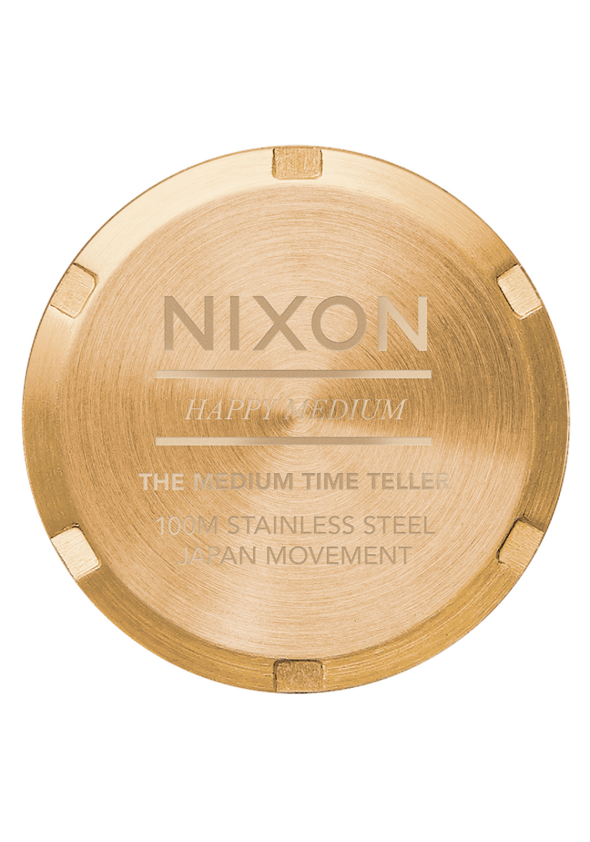 NIXON Time Teller Silver Dial and Silver Leather 34mm Unisex Watch | A11301919 - 00 | TIME Watches