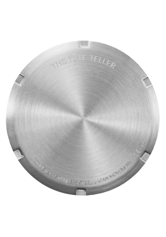 NIXON Time Teller Silver Dial and Silver Steel Bracelet 38mm Unisex Watch | A0455212 - 00 | TIME Watches