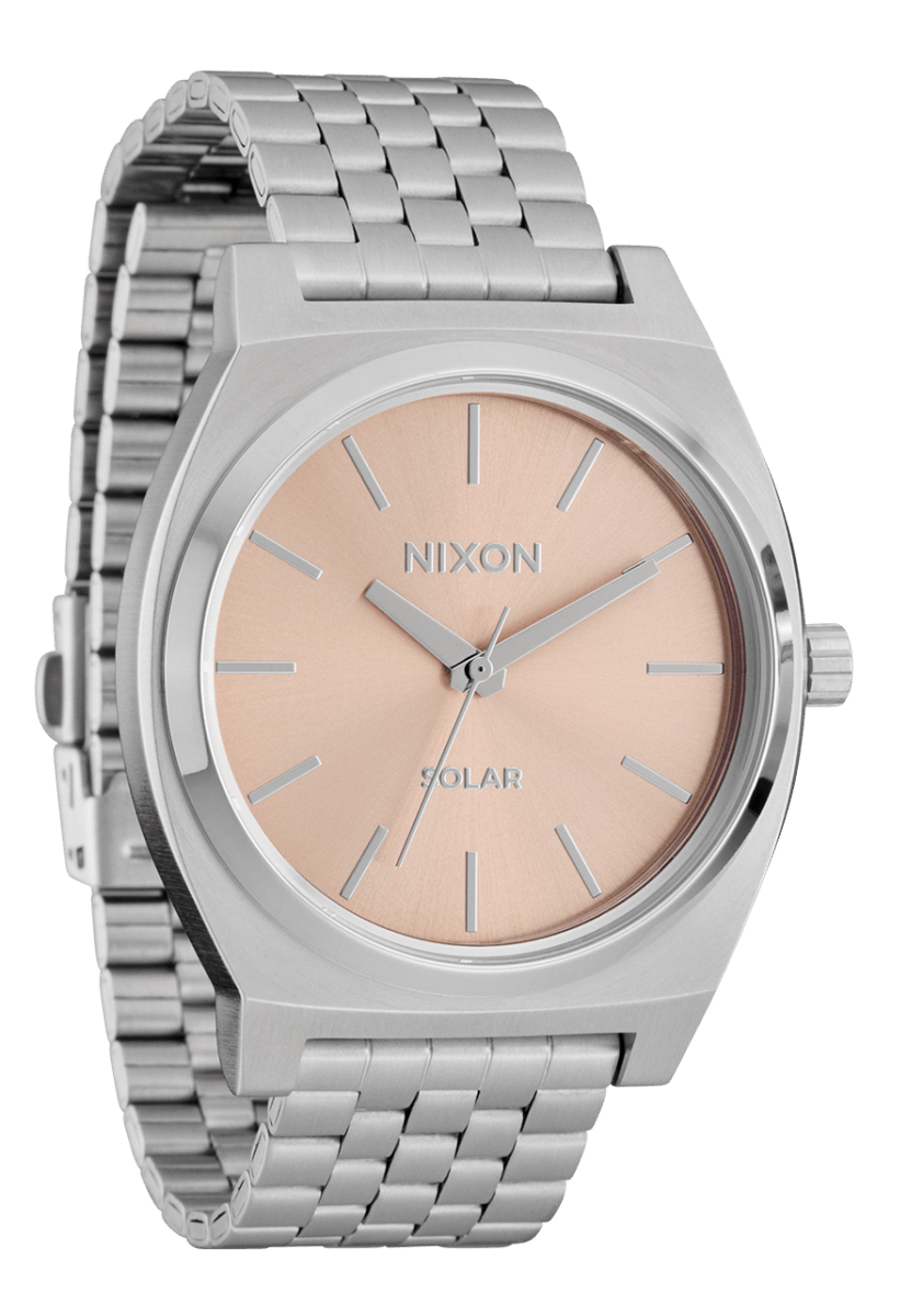NIXON Time Teller Silver Dial and Silver Steel Bracelet 40mm Men's Watch | A13695332 - 00 | TIME Watches