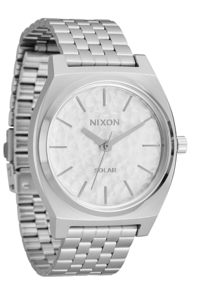 NIXON Time Teller Silver Dial and Silver Steel Bracelet 40mm Unisex Watch | A13695354 - 00 | TIME Watches