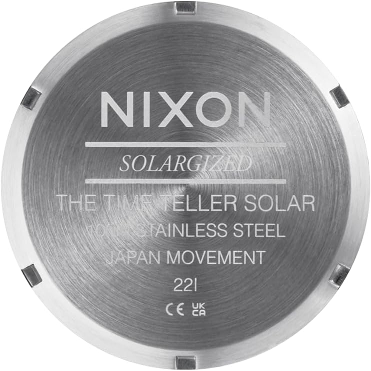 Nixon Time Teller Solar Powered Men's Watch | A13695201 - 00 | Time Watch Specialists