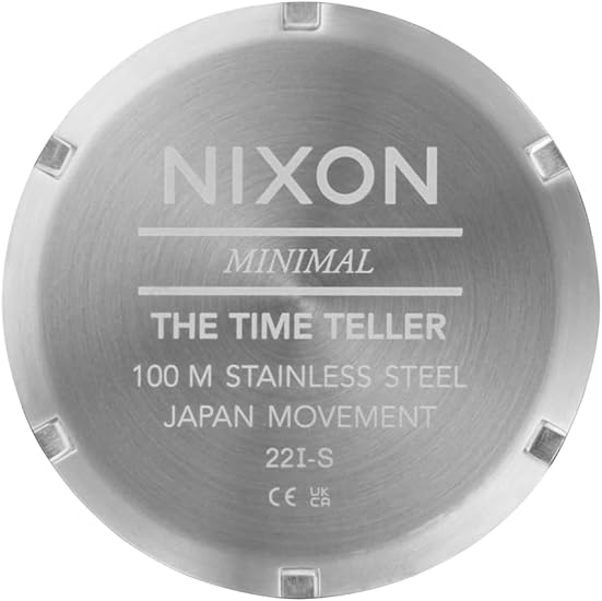 Nixon Time Teller Stainless Steel Orange Dial Men's Watch | A0455212-00 | Time Watch Specialists