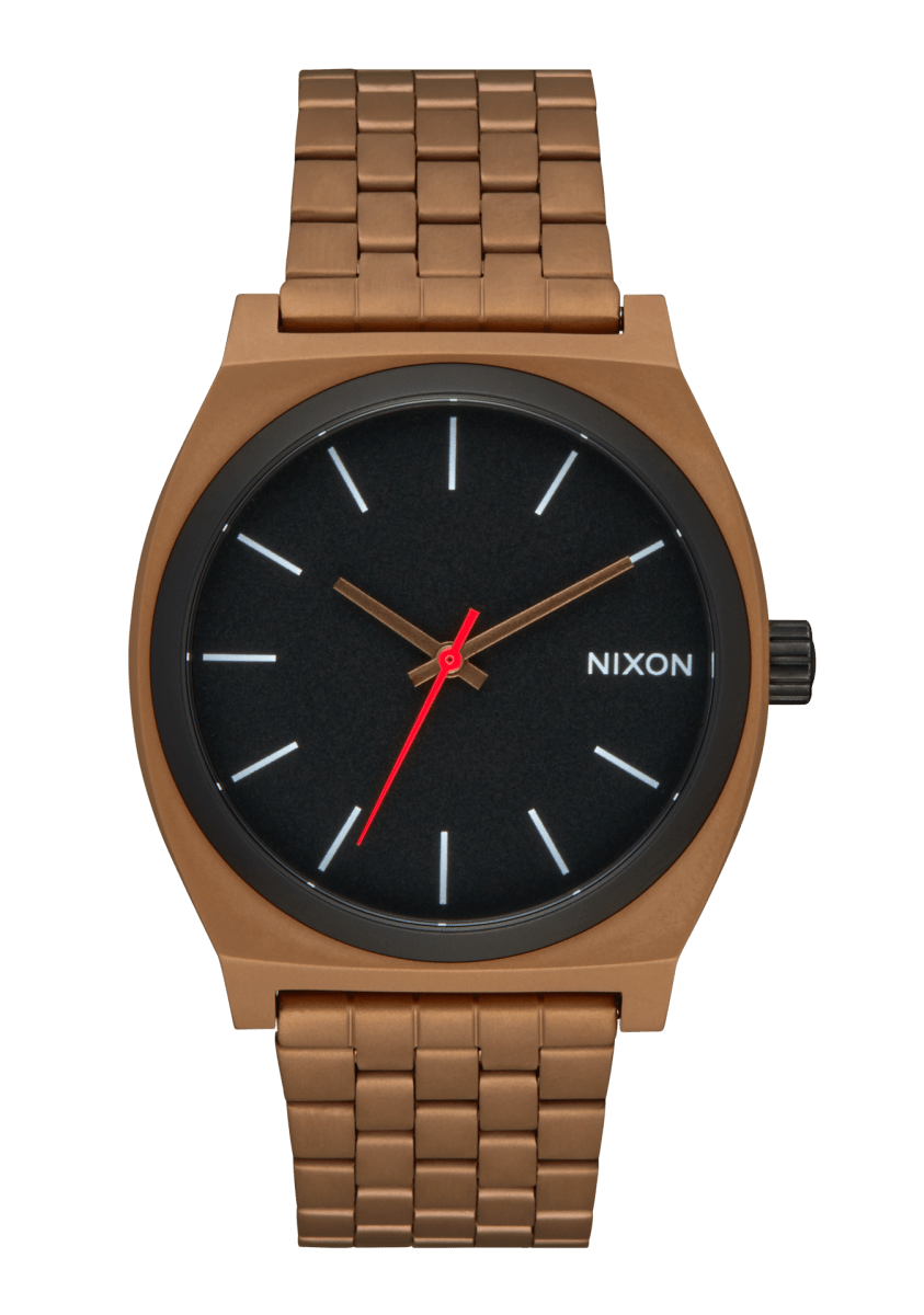 NIXON Time Teller White Dial and White Leather 34mm Unisex Watch | A0455145 - 00 | TIME Watches