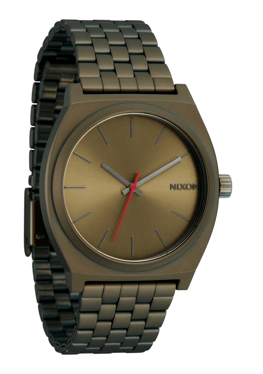 NIXON Time Teller White Dial and White Steel Bracelet 37mm Unisex Watch | A0455251 - 00 | TIME Watches