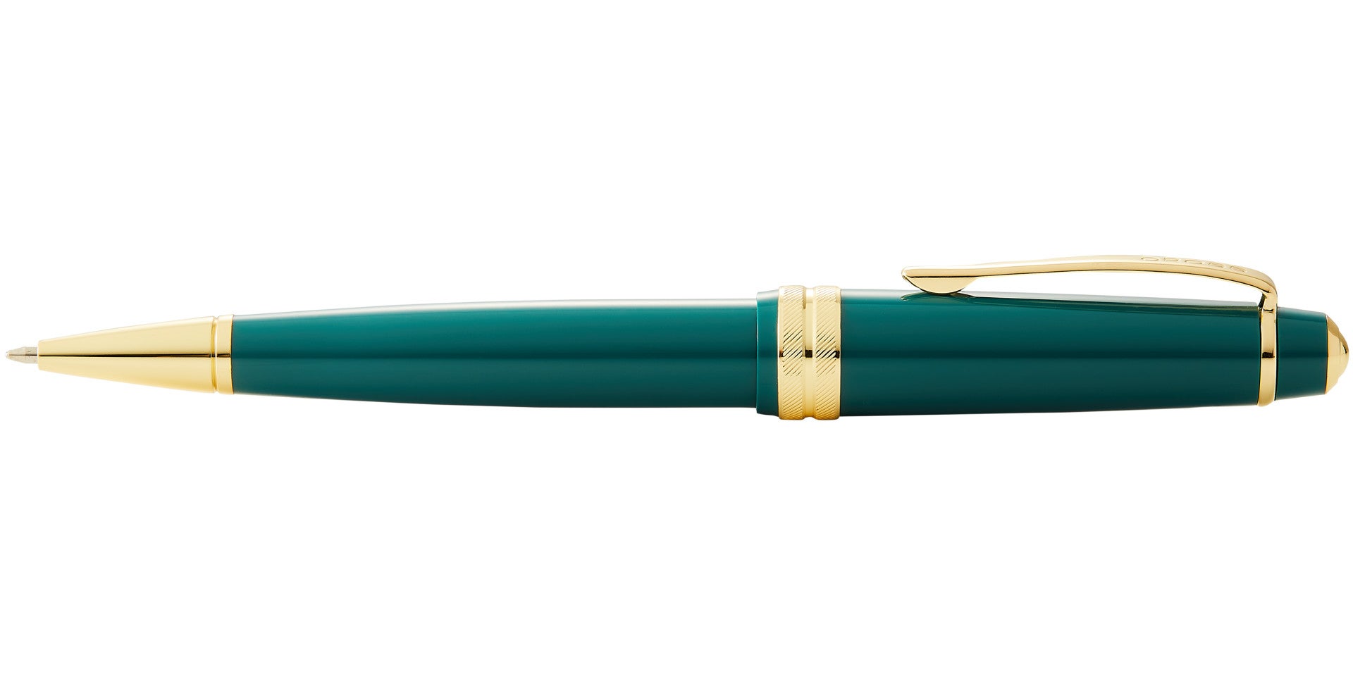 CROSS Bailey Light Polished Green Resin and Gold Tone Ballpoint Pen | AT0742-12