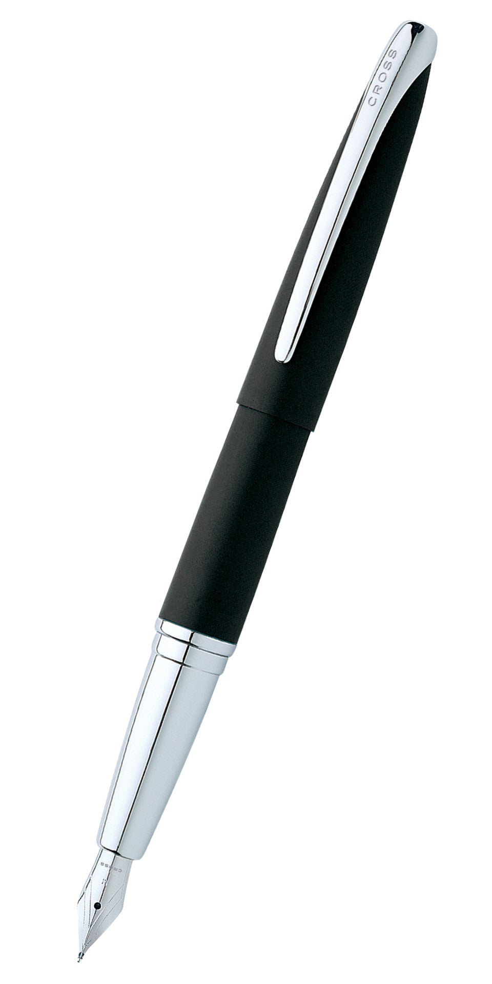 CROSS ATX Basalt Black Stainless Steel Medium Nib Fountain Pen | 886-3MS