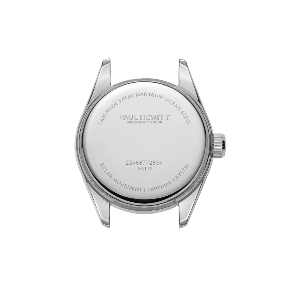 Paul Hewitt Petit Soleil Round Silver Black Dial Woman's Watch | PH - W - 1183 | Time Watch Specialists