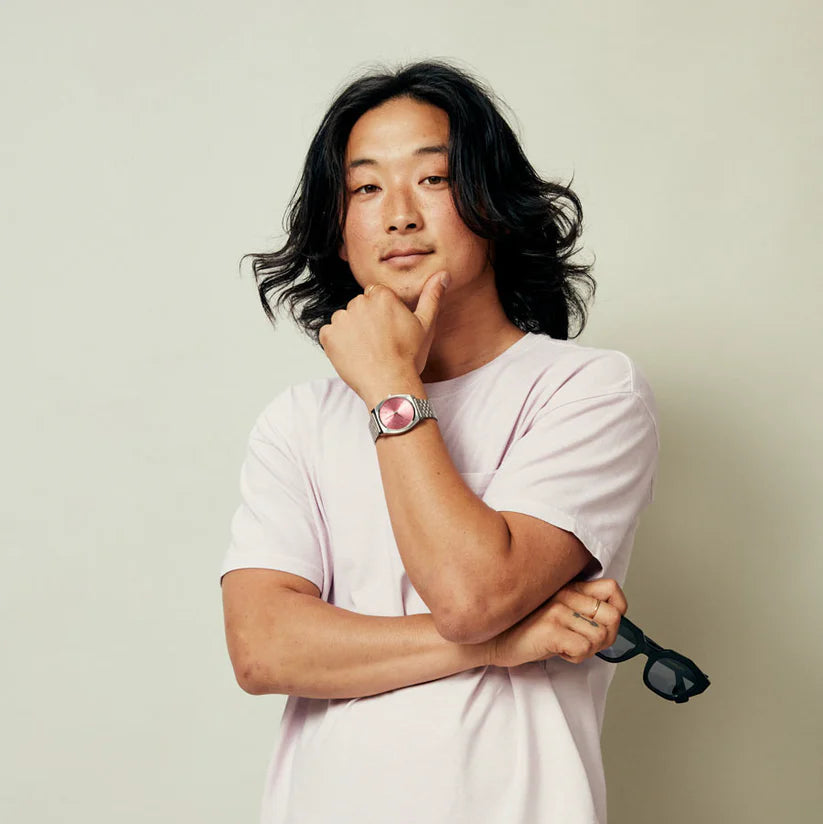 Nixon Silver Pink Dial Unisex Watch | A0452719-00