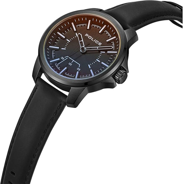 Police Analog Quartz with Leather Strap Watch Men's | PEWJA0004802