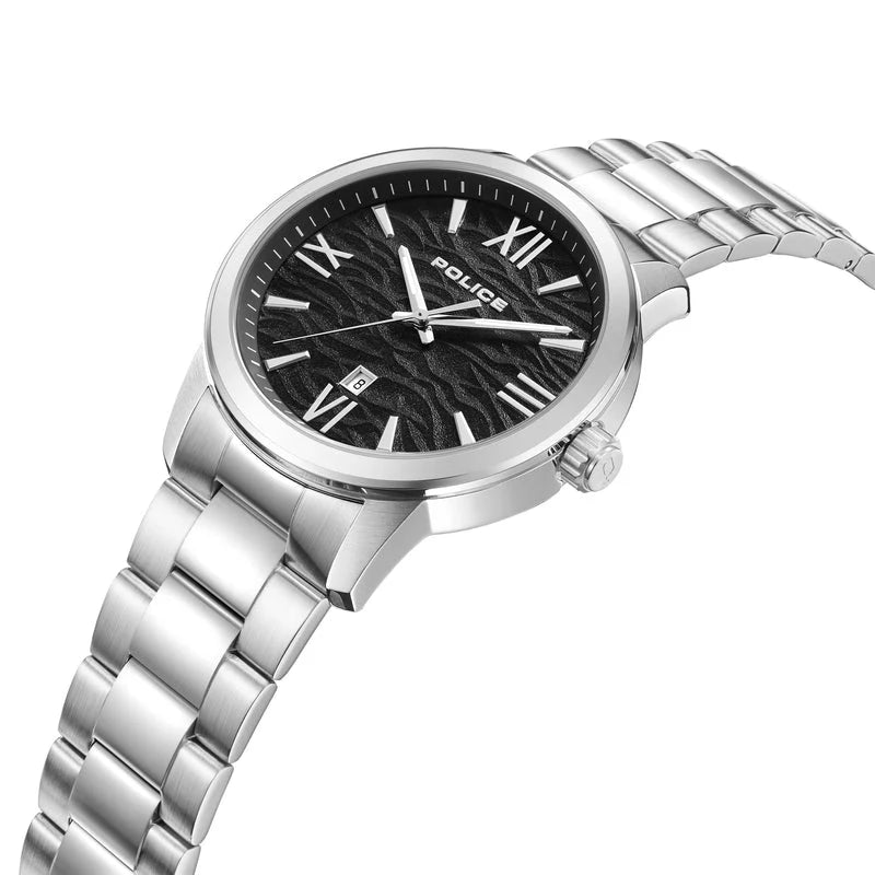Police Raho Three - Hands Stainless Steel Men's Watch | PEWJH0004904 | Time Watch Specialists