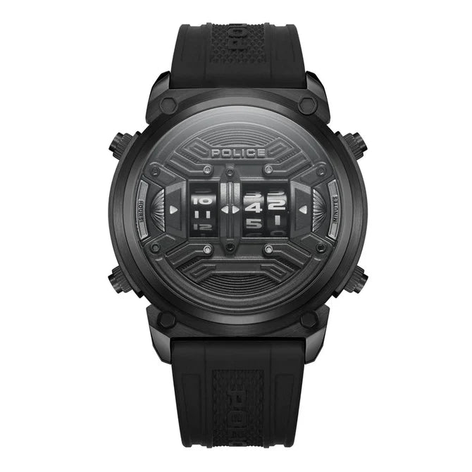 Police Rotor Black Dial Men's Watch | PEWJP2228502 | Time Watch Specialists