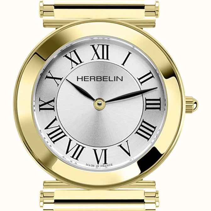 Herbelin Antares Gold PVD Stainless Steel Silver Dial Interchangeable Women's Watch | H17443P01