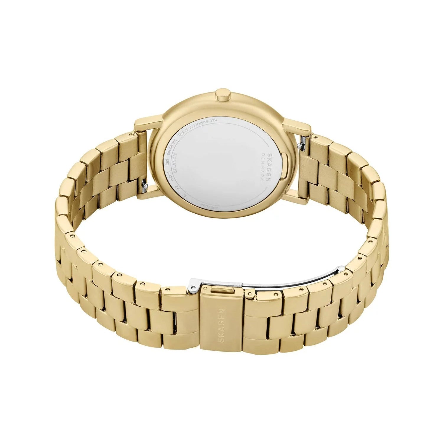 Skagen Signatur Blue Dial & Gold Mens Watch | SKW6945