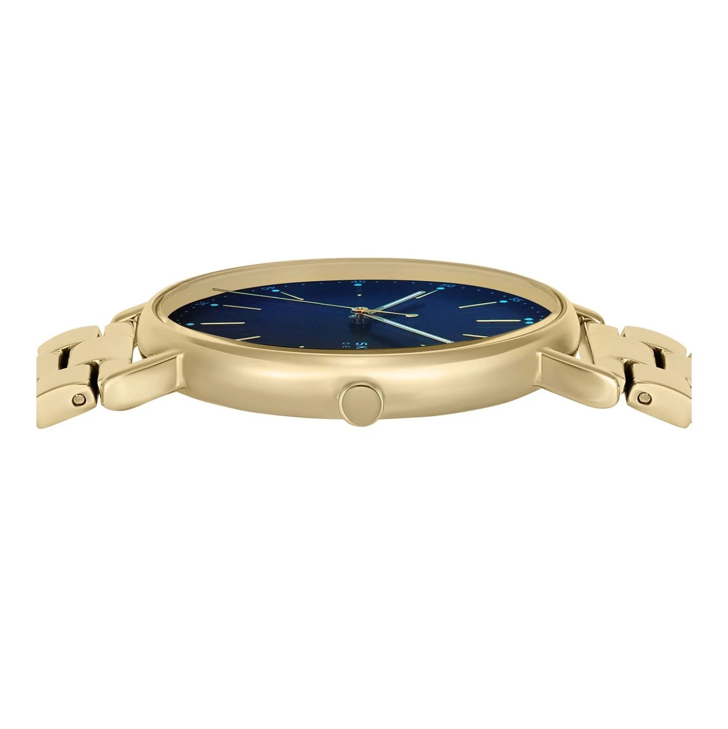 Skagen Signatur Blue Dial & Gold Mens Watch | SKW6945