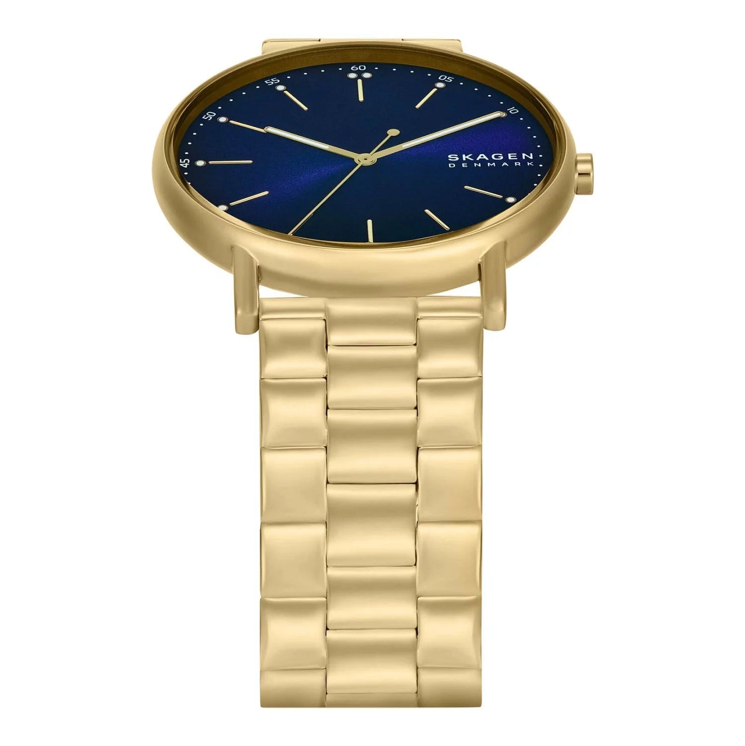Skagen Signatur Blue Dial & Gold Mens Watch | SKW6945