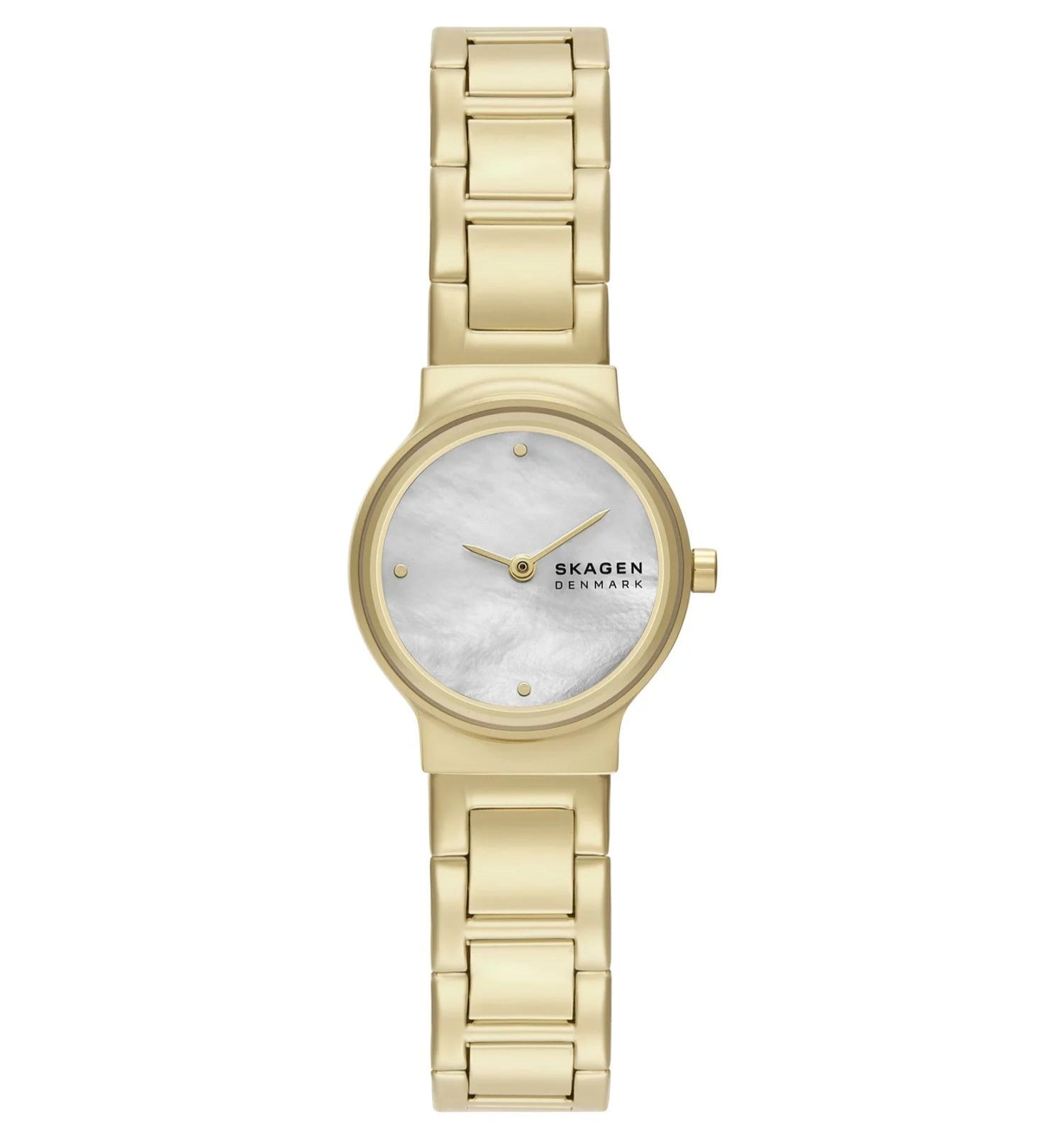 Skagen Freja Lille Quartz White Mother of Pearl Dial Steel Strap Women’s Watch | SKW3167