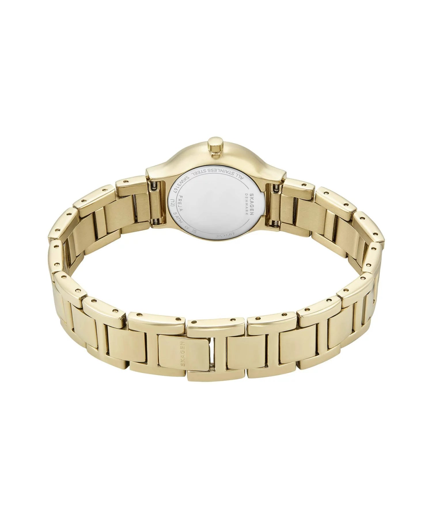 Skagen Freja Lille Quartz White Mother of Pearl Dial Steel Strap Women’s Watch | SKW3167
