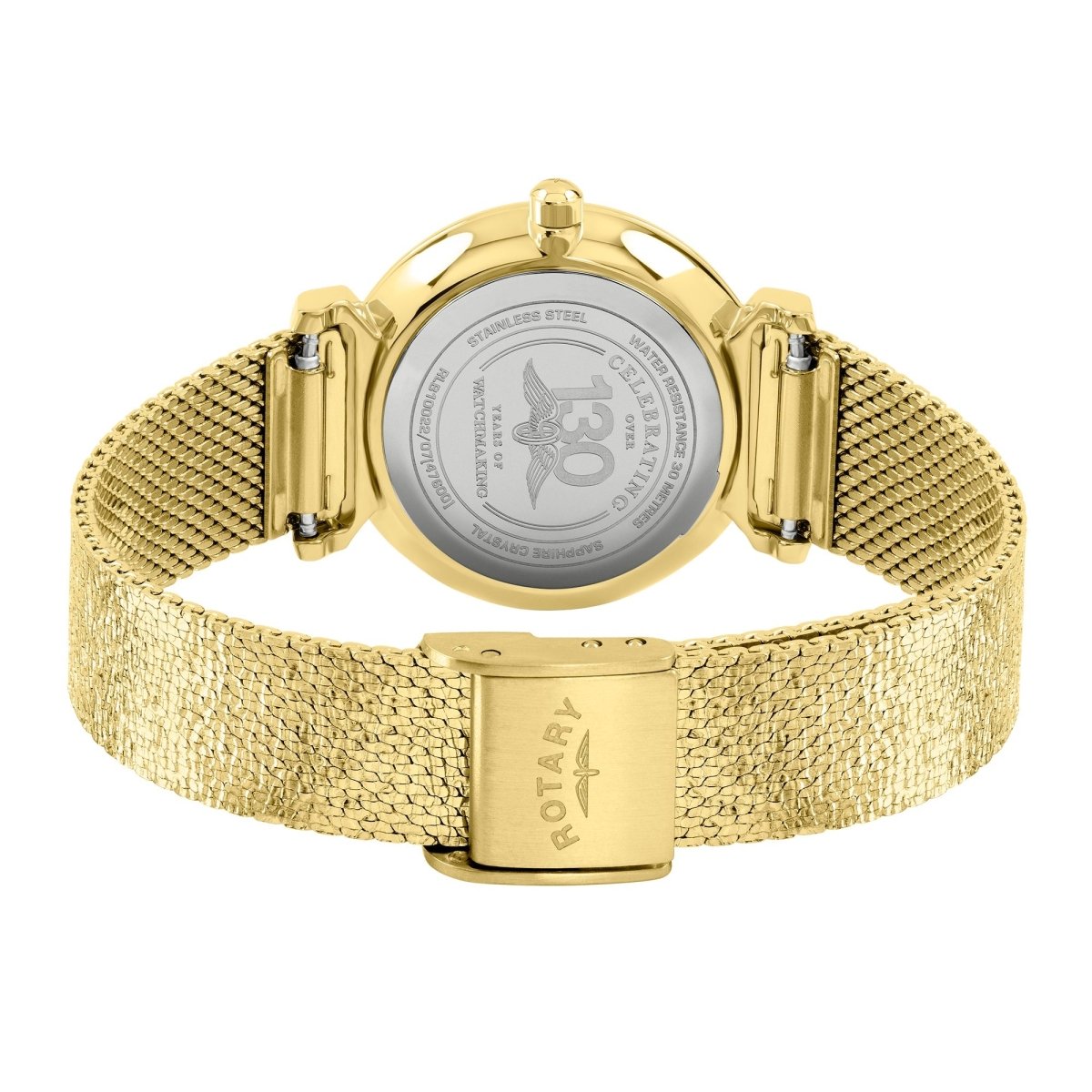 Rotary 1895 and Gold Steel Bracelet 28mm Women's Watch | RLB10022/07 | TIME Watches