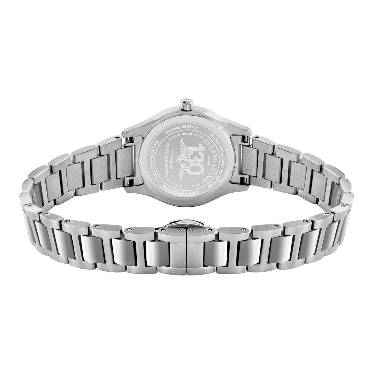 Rotary Brilliance White Dial and Steel Bracelet 28mm Women's Watch | RLB10019/01 | TIME Watches