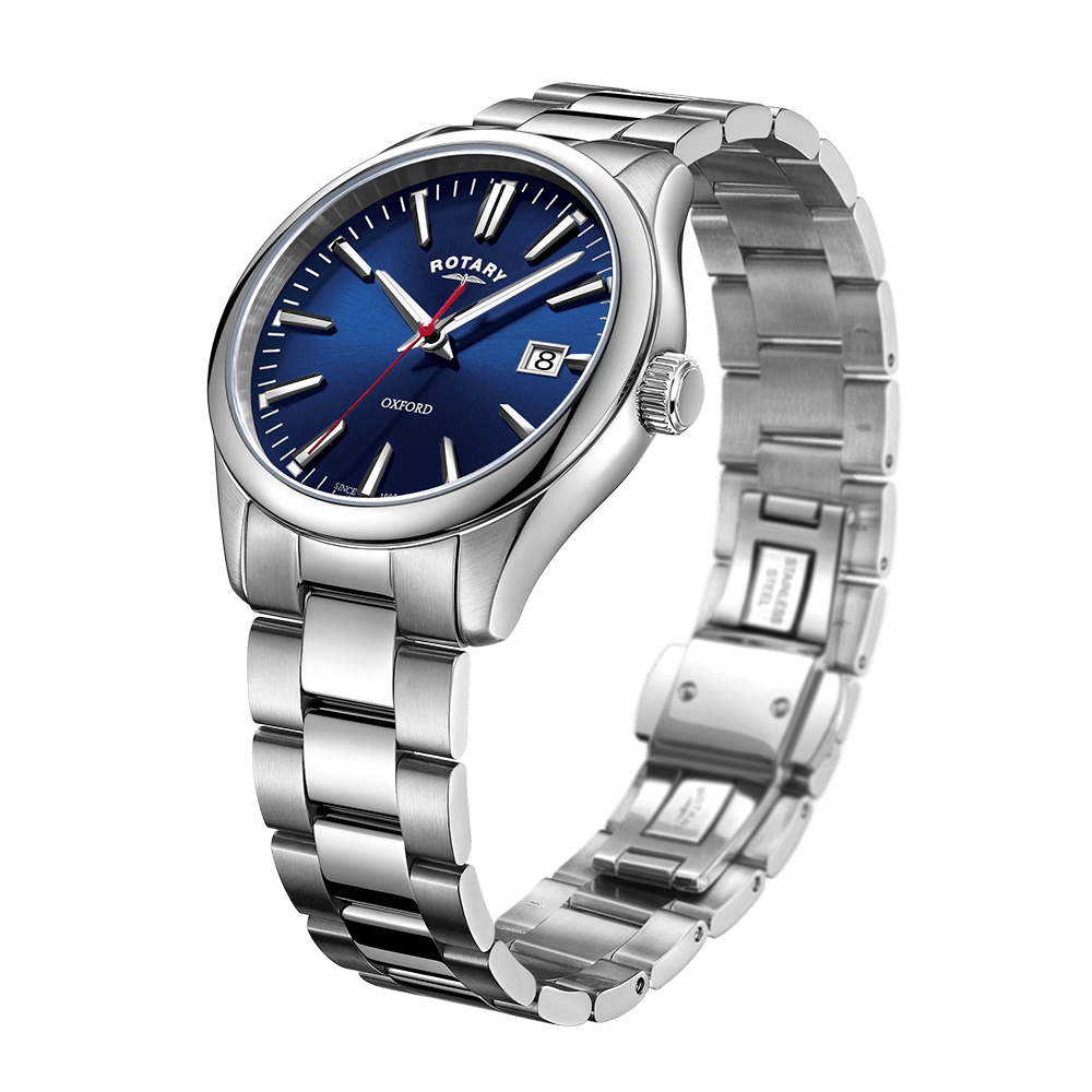 Rotary Contemporary Blue Dial and Blue Steel Bracelet 40mm Unisex Watch | GB05092/53 | TIME Watches