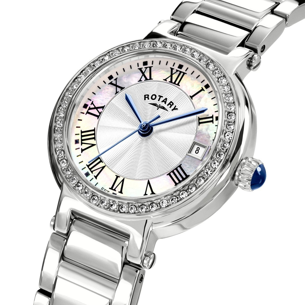 Rotary Heritage Ladies and Steel Bracelet 28mm Women's Watch | RLB10007/07 | TIME Watches