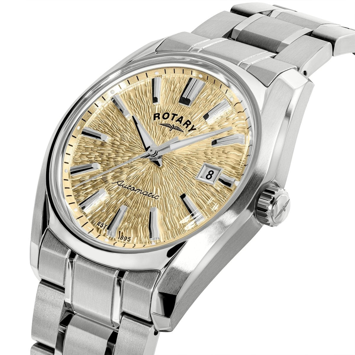 Rotary Lumen and Steel Bracelet 40mm Men's Watch | RGB10011/03 | TIME Watches