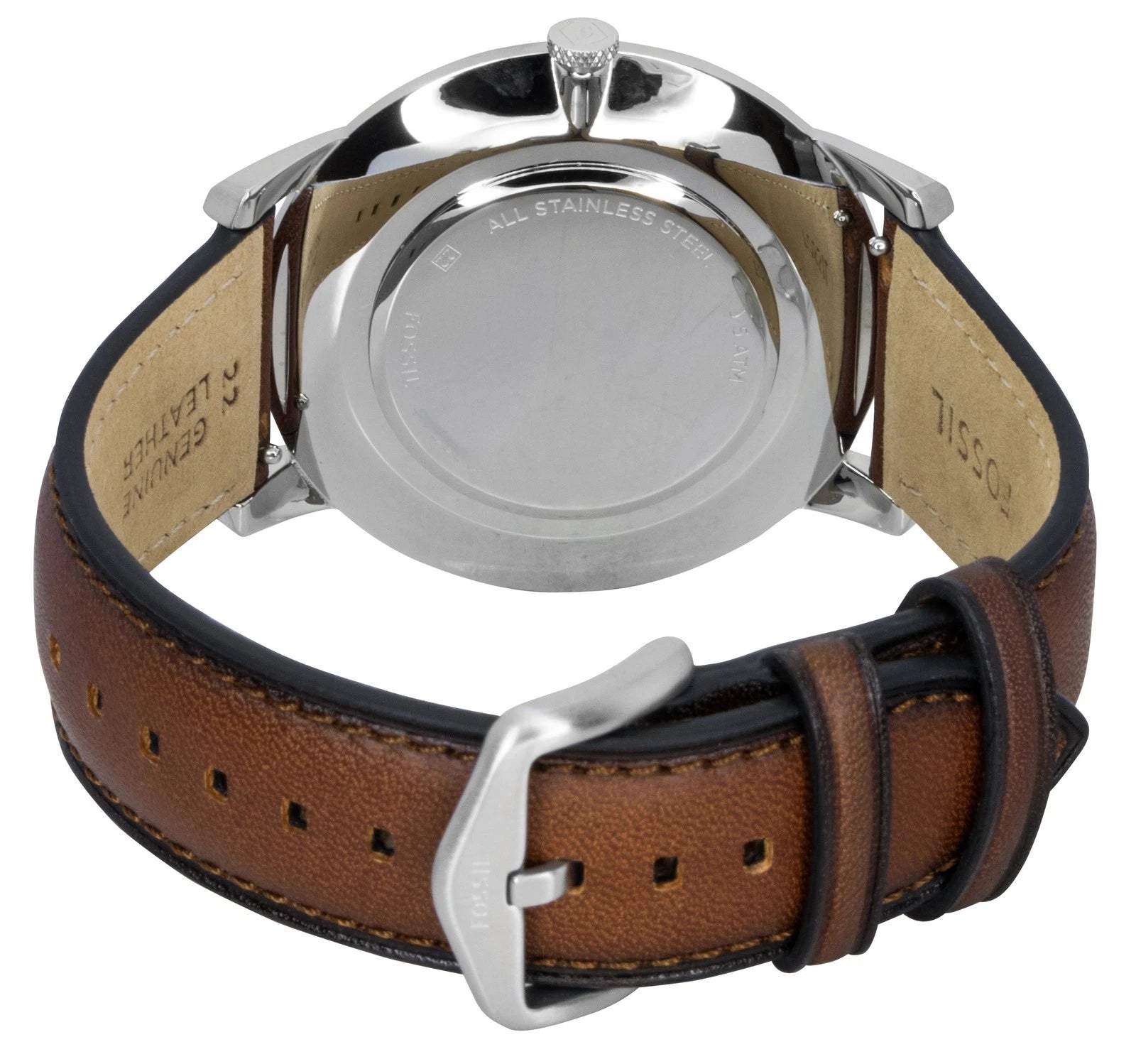 Fossil The Minimalist Three-Hand Brown Leather Men's Watch | FS6094