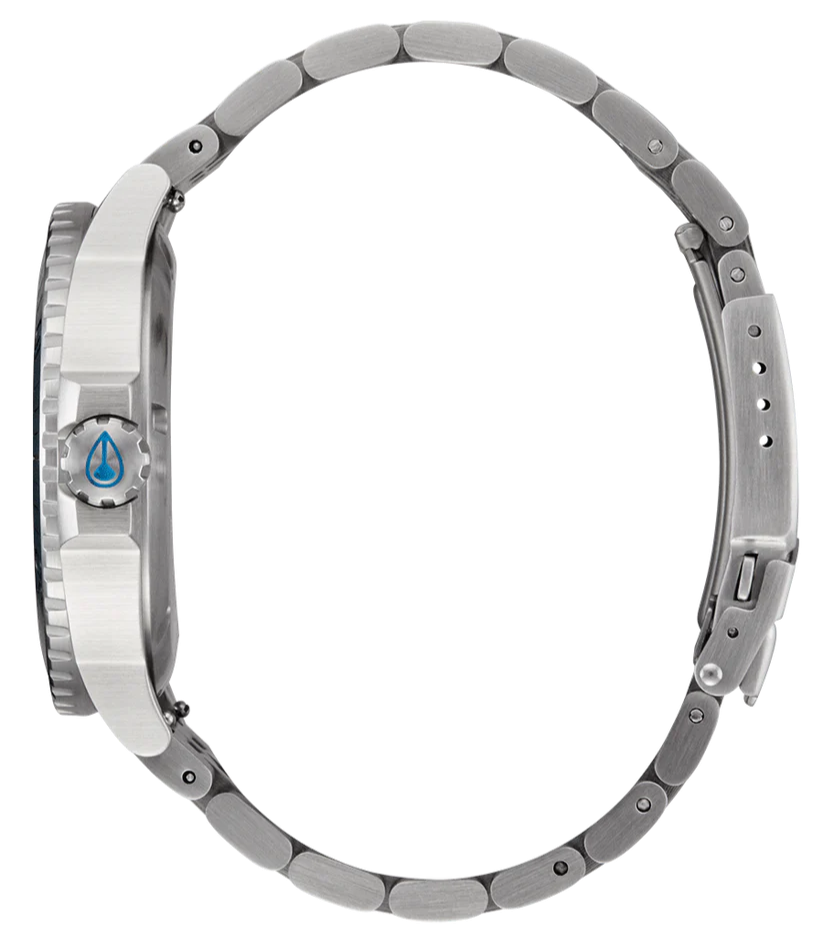 NIXON Stinger 44 Stainless Steel Byron Blue Green Unisex Dive Watch | A14025308-00