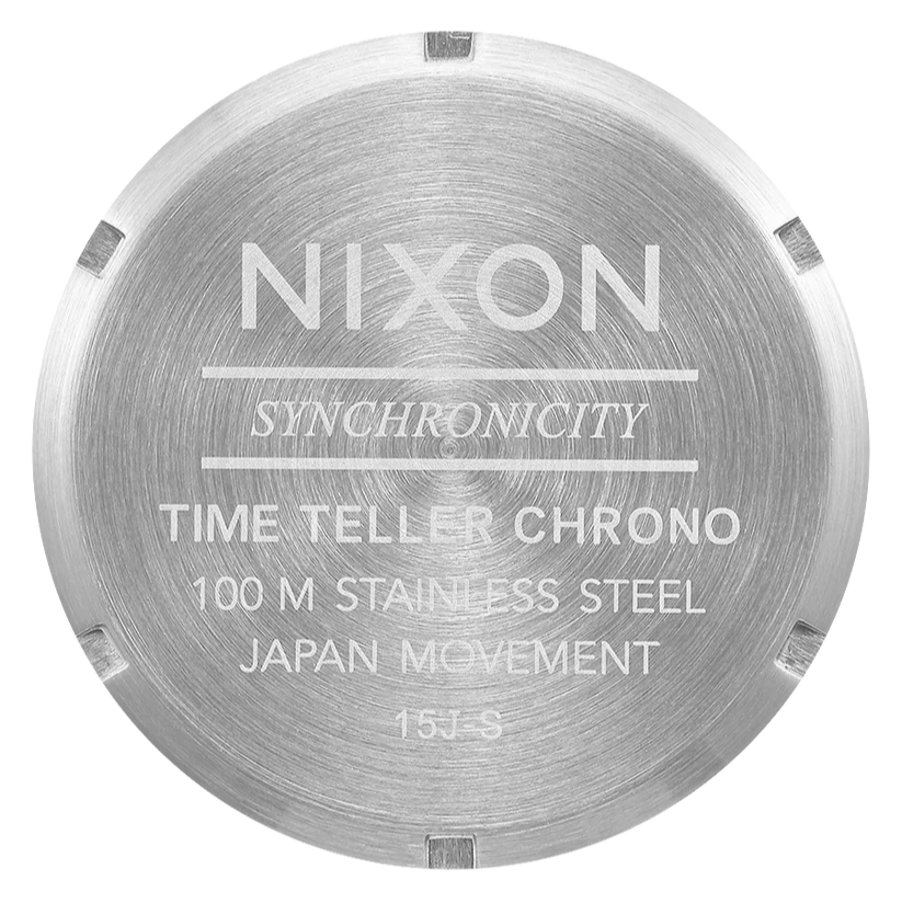NIXON Chrono Black Chrome Unisex Watch | A9725266-00