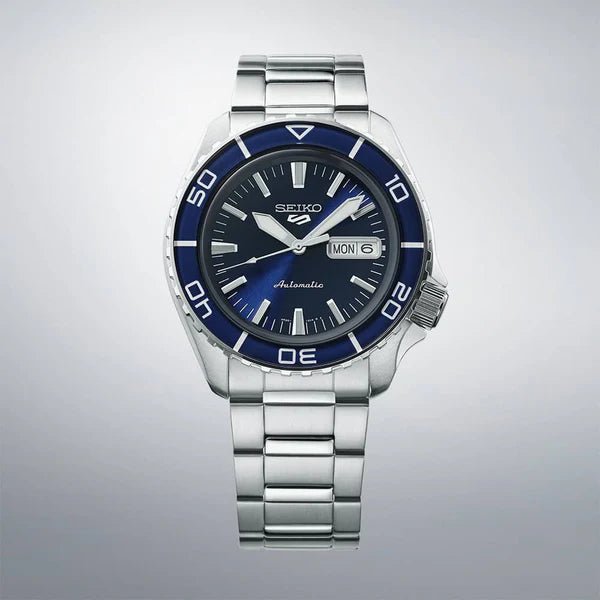 Seiko 5 Sports Bluetone Redux Stainless Steel Men's Watch | SRPK97K1