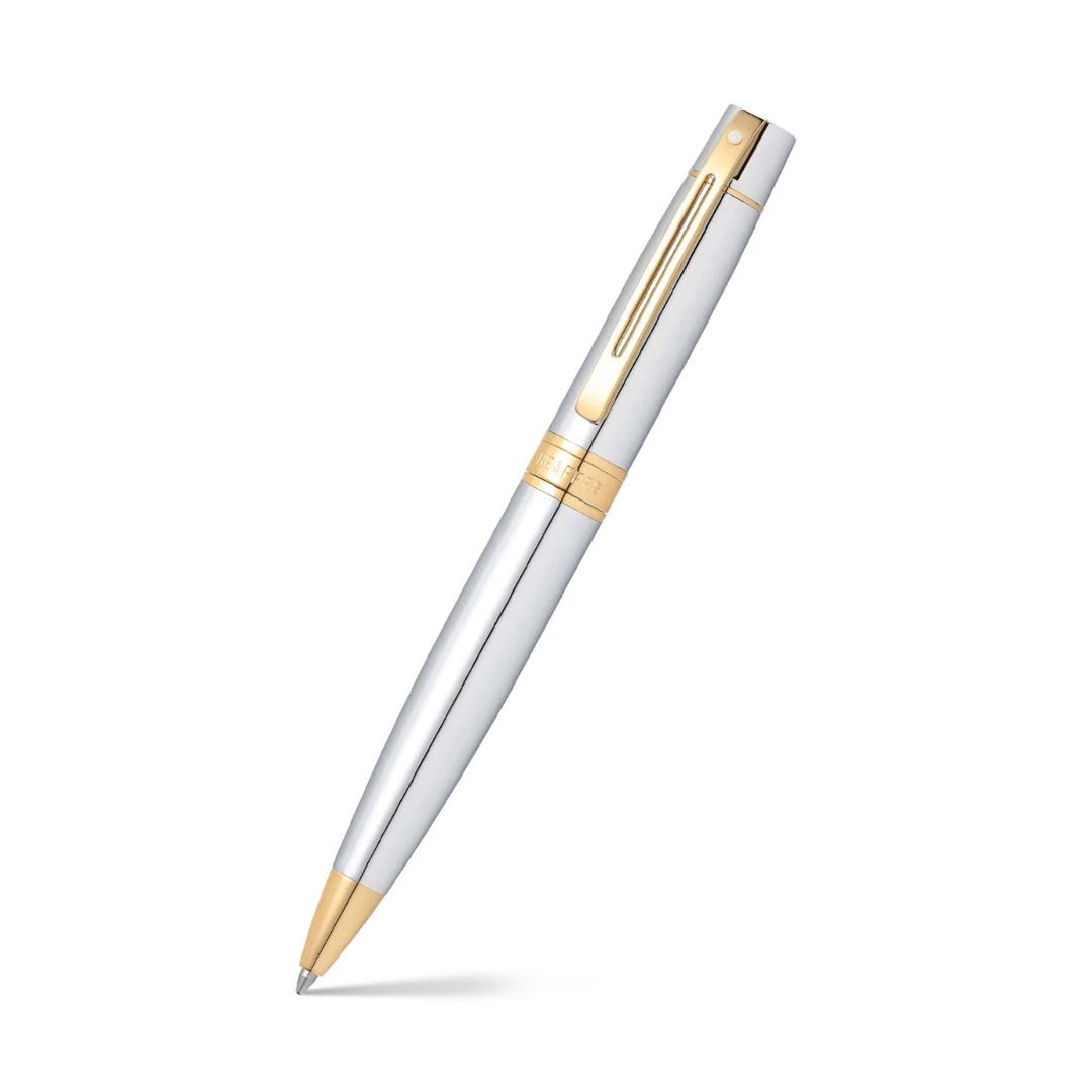 Sheaffer 300 Series Bright Chrome Ballpoint Pen Gift Set | G2934251 - 2 | TIME Watches
