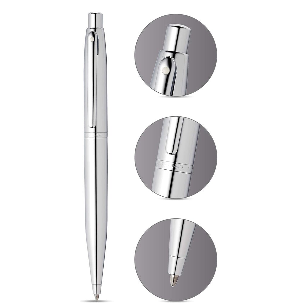 Sheaffer Vfm Polished Chrome Ballpoint Pen | E2942151 | TIME Watches