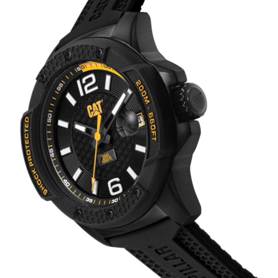 CAT Shockmaster Evo All Black Men's Watch | SJ.161.21.137