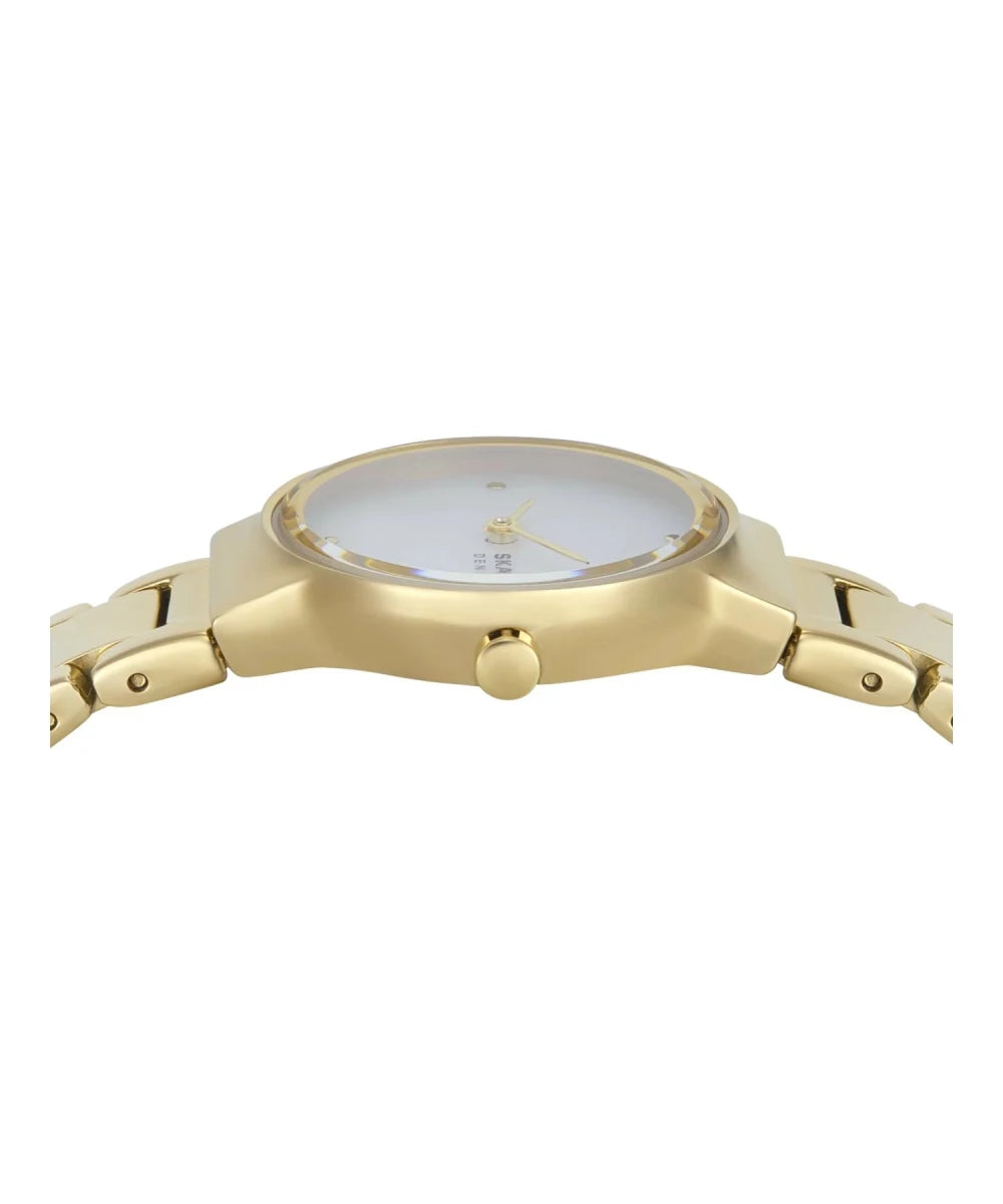 Skagen Freja Lille Mother of Pearl Gold Women’s Watch | SKW3167 | TIME Watches