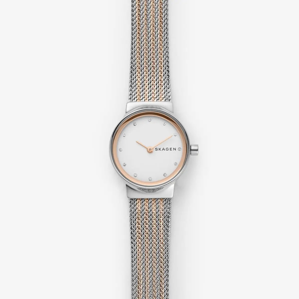 Skagen Freja Silver Round Stainless Steel Mesh Women's Watch | SKW2699 | Time Watch Specialists